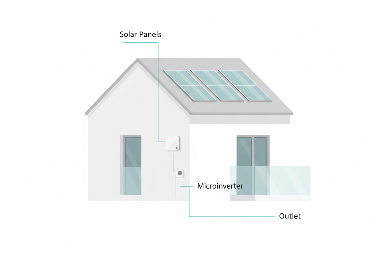 Balcony Solar System Diagram