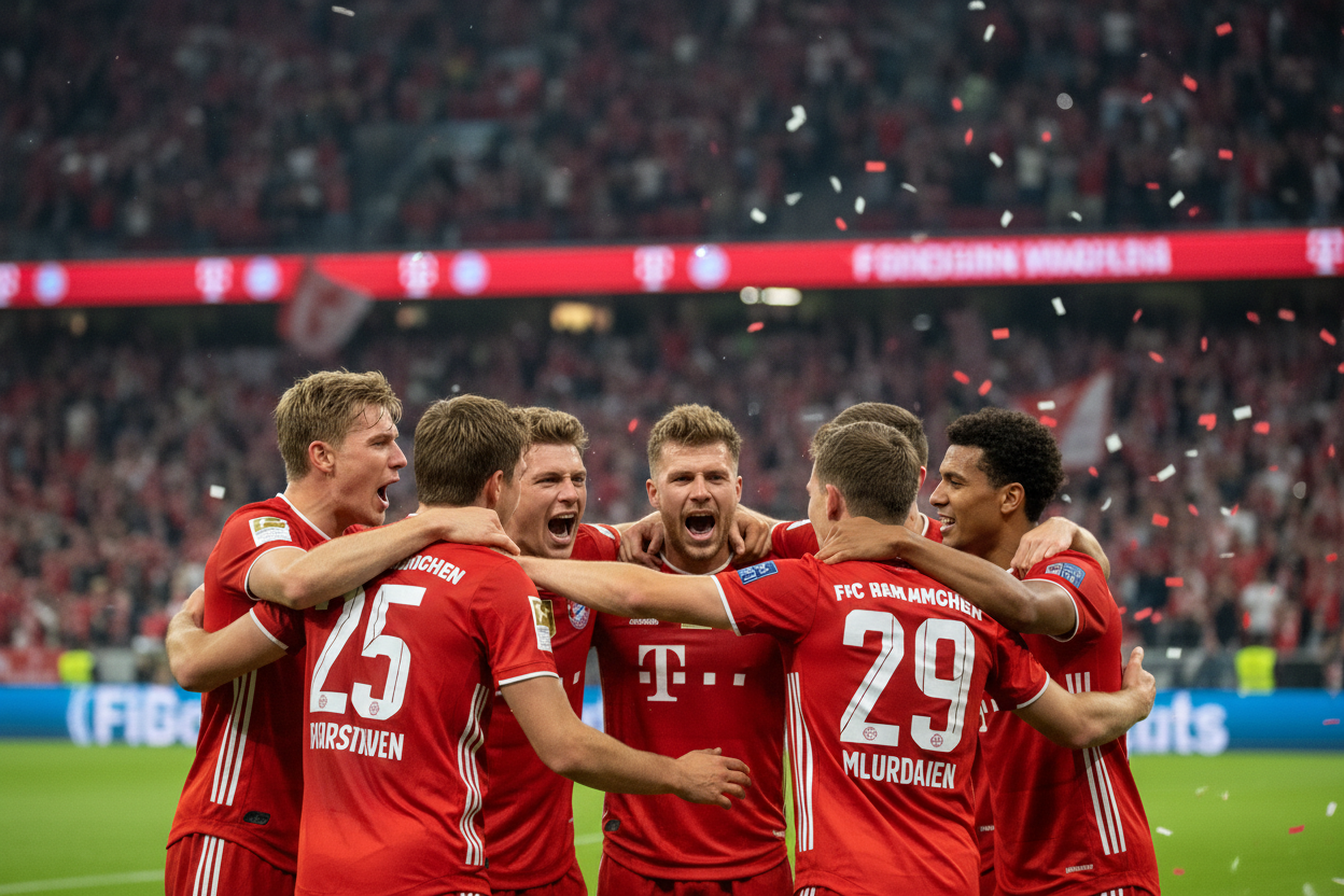 FC Bayern 球员上半身合影